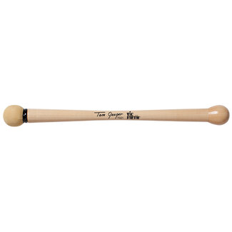 Vic Firth Vic Firth - TG21 - Tom Gauger Bass Drum Mallets -- Chamois/Wood