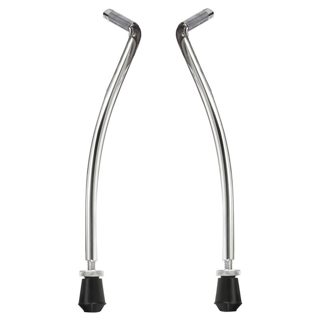 Rogers - RDHGWS-ST - Chromed Steel Bass Drum Spurs, 12.7 mm