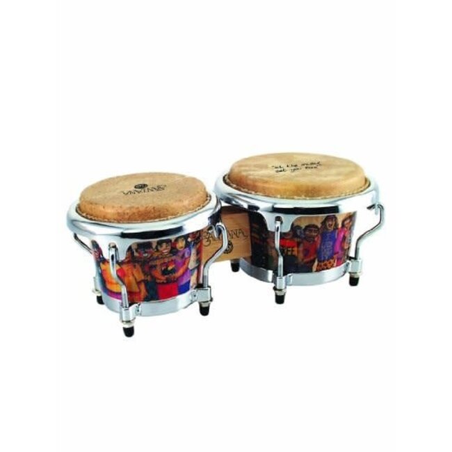 LP - LPM200-AW - Santana Mini Bongo Chrome