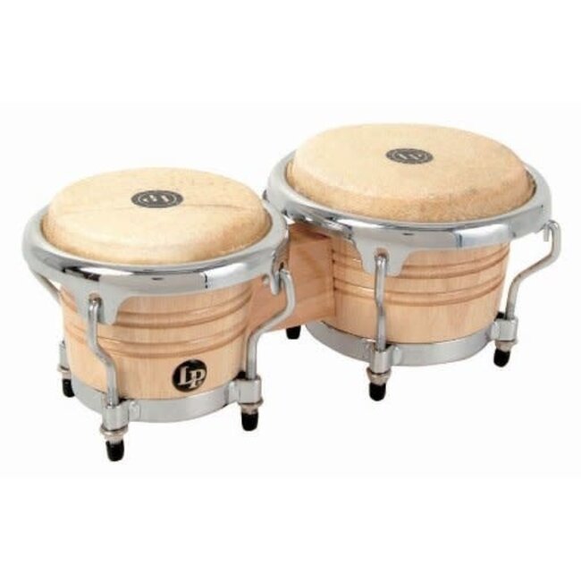 LP - LPM199-AW - 3 1/2"-4 1/2" Mini Bongo Oak Natural Chrome