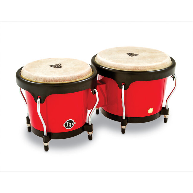 LP - LPA601F-RD - Aspire 6 3/4"-8 Bongo Fiberglass Black Red