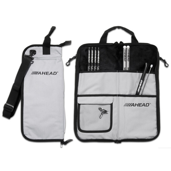 Ahead Bags - SB3 - Deluxe Stick Case (Gray With Black Trim, Plush Interior)