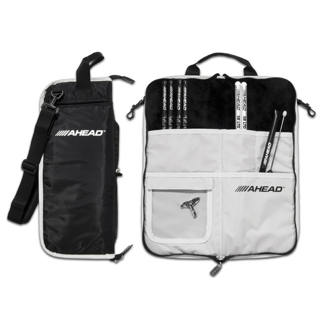 Ahead Bags - SB5 - Deluxe Stick Case (Black With Gray Trim, Gray Interior, Plush Interior)