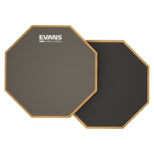 RealFeel by Evans - RF6D - 2-Sided Practice Pad, 6"