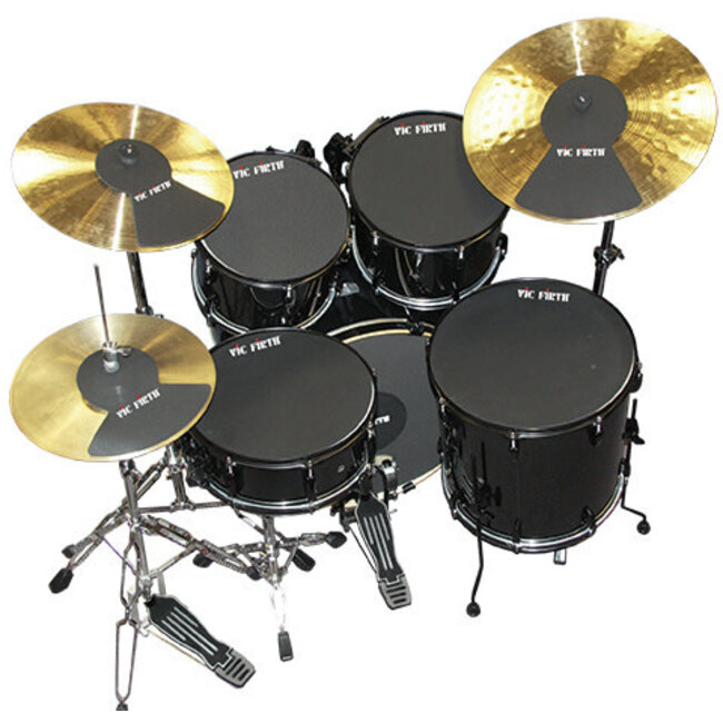 Vic Firth - MUTEPP7 - prepack w/ 10”, 12”, 14”(2), 18", hi-hat and cymbal (2)