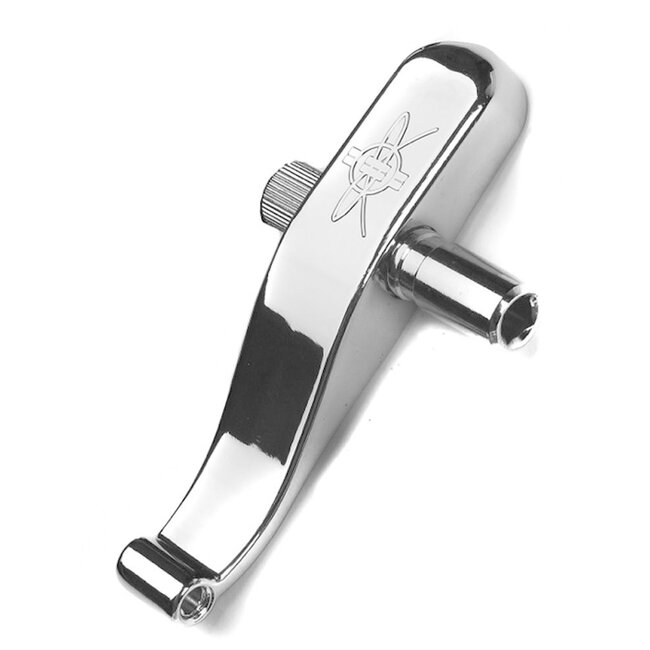 Dunnett - REKM - E-KEY Cast Metal, Chrome Finish, with Lanyard