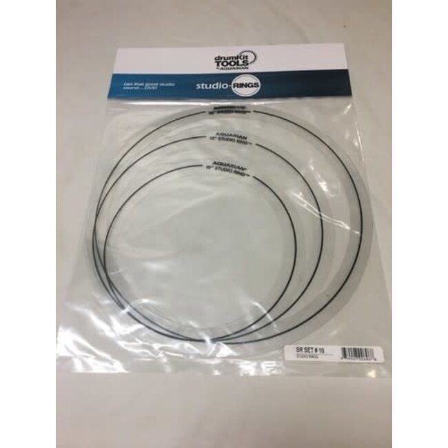 Aquarian - SR SET#10 - Studio Rings #10  (1) -10",12"  (2) -14"