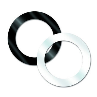 Aquarian Drumheads Aquarian - PHBK - 5" Black Port Hole
