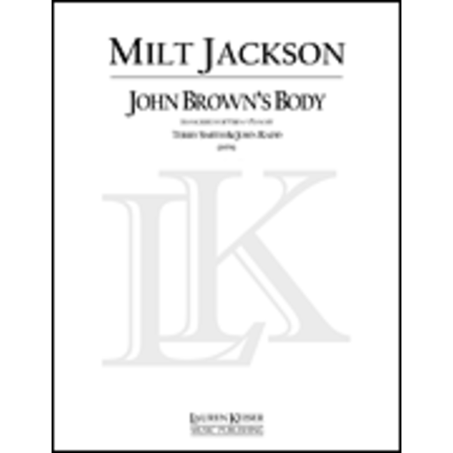 John Brown's Body for Vibes and Piano - by Milt Jackson - HL00040011