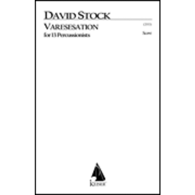 Varesesation for 13 Percussion - by David Stock - HL00139705
