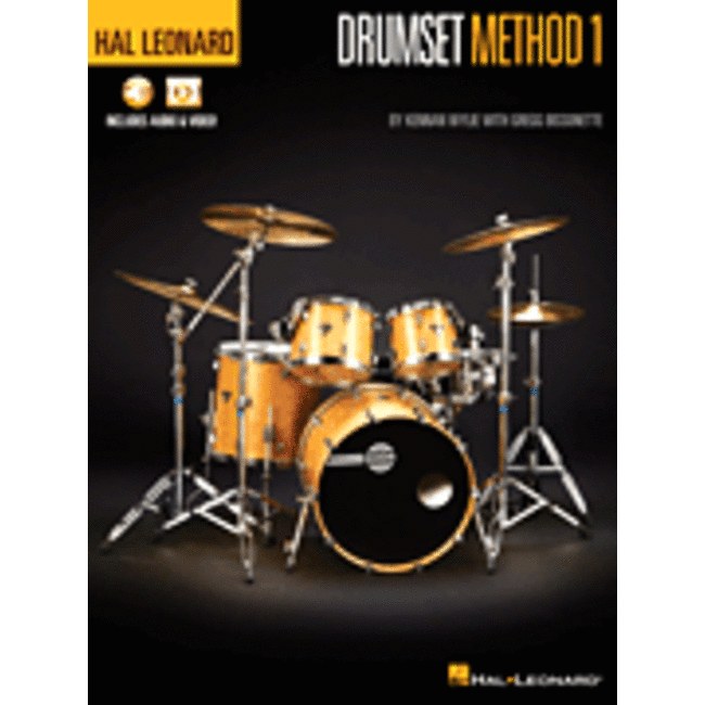 Hal Leonard Drumset Method - Book 1 - by Kennan Wylie with Gregg Bissonette - HL00209864