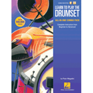 Hal Leonard Learn to Play the Drumset - All-in-One Combo Pack - by Peter Magadini - HL00217617