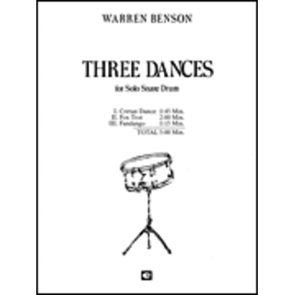 Hal Leonard Three Dances (Unaccomp. Solos) - by Warren Benson - HL00347799