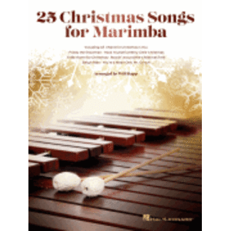 Hal Leonard 25 Christmas Songs for Marimba - by Will Rapp - HL00348550
