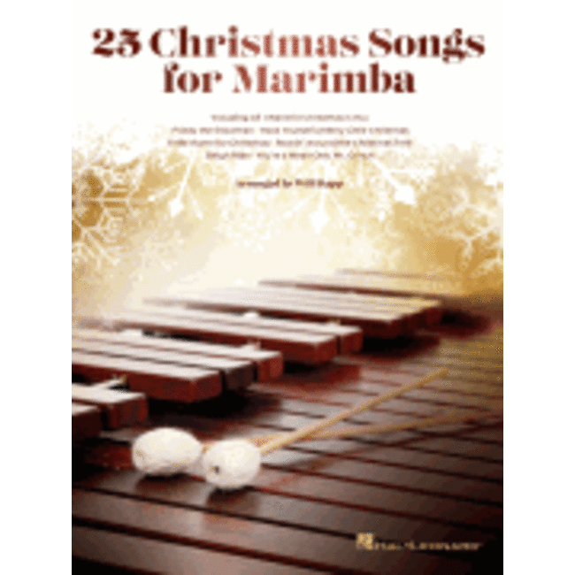 25 Christmas Songs for Marimba - by Will Rapp - HL00348550