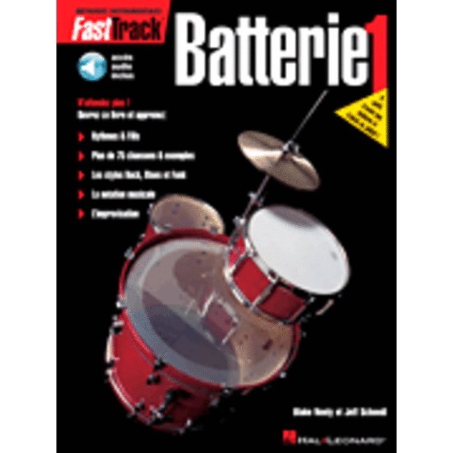 FastTrack Drum Method - Book 1 - French Edition - by Rick Mattingly, Blake Neely - HL00695440