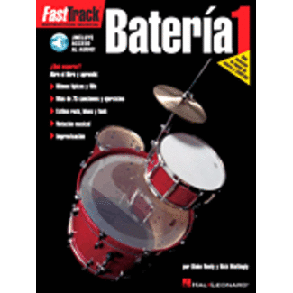 Hal Leonard FastTrack Drum Method - Spanish Edition - Level 1 - by Rick Mattingly, Blake Neely - HL00695595