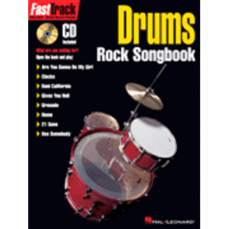 Hal Leonard FastTrack Drums Rock Songbook - by Various - HL00696441