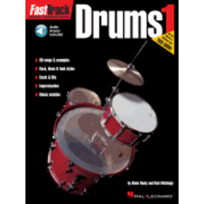 FastTrack Drums Method - Book 1 - by Rick Mattingly, Blake Neely - HL00697285