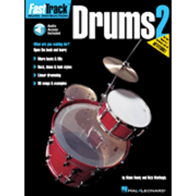 FastTrack Drums Method - Book 2 - by Blake Neely and Rich Mattingly - HL00697295
