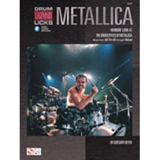Cherry Lane Music Metallica - Drum Legendary Licks - by Gregory Beyer Book/CD Pack - HL02500172