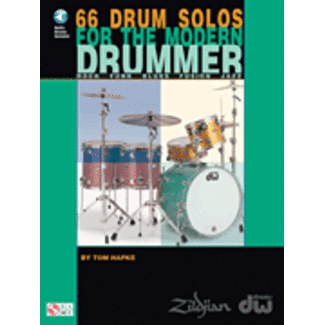Cherry Lane Music 66 Drum Solos for the Modern Drummer - by Tom Hapke - HL02500319