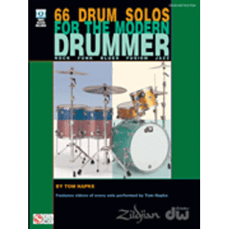 Cherry Lane Music 66 Drum Solos for the Modern Drummer - by Tom Hapke - HL02501624