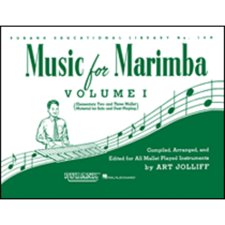 Rubank Publications Music for Marimba - Volume I - by Art Jolliff - HL04471140