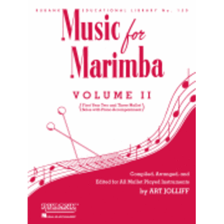 Rubank Publications Music for Marimba - Volume II - by Art Jolliff - HL04471150