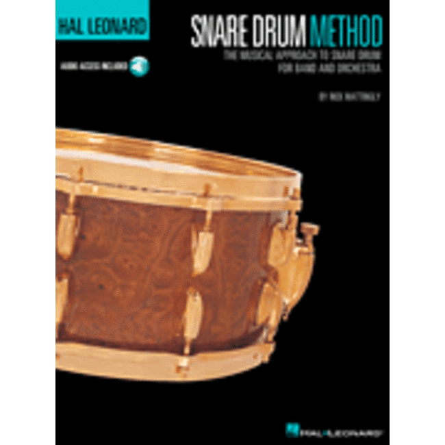 Hal Leonard Snare Drum Method - by Rick Mattingly - HL06620059