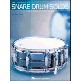 Hal Leonard 40 Intermediate Snare Drum Solos - by Ben Hans - HL06620067
