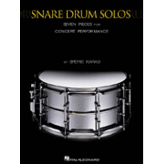 Hal Leonard Snare Drum Solos - by Sperie Karas - HL06620079