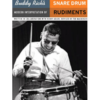 Music Sales America Buddy Rich's Modern Interpretation of Snare Drum Rudiments - by Ted MacKenzie - HL14005290