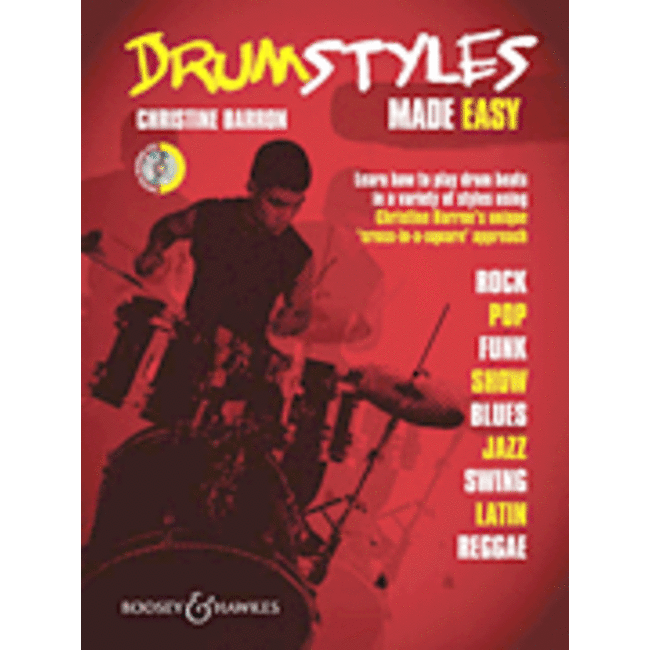 Drum Styles Made Easy - by Christine Barron - HL48020728