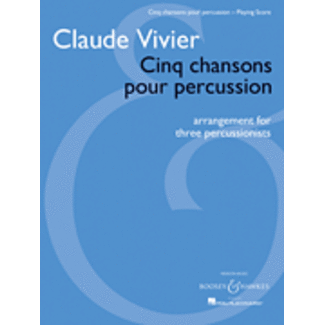 Boosey & Hawkes Cinq chansons pour percussion - by David Kent - HL48022756