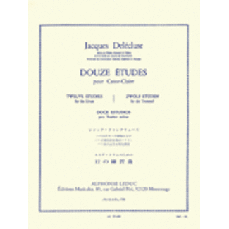 Douze Etudes Pour Caisse-Claire - by Jacques Delecluse - HL48182296