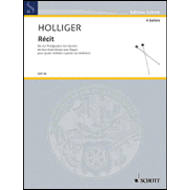 Récit (2007) - by Heinz Holliger - HL49016944