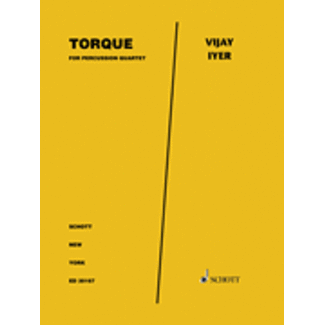 Hal Leonard Torque For Percussion Quartet - Score And Parts - by Vijay Iyer - HL49046159