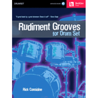 Berklee Press Rudiment Grooves for Drum Set - by Rick Considine - HL50448001