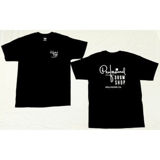 Professional Drum Shop Professional Drum Shop Black T-Shirt - Extra Large