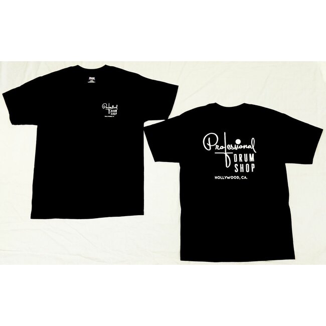 Professional Drum Shop Black T-Shirt - 3XL