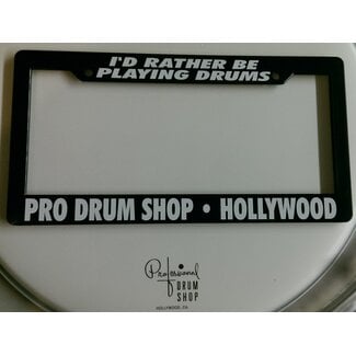 Professional Drum Shop Pro Drum License Plate Cover