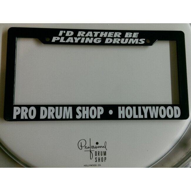 Pro Drum License Plate Cover