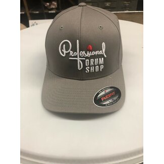 Professional Drum Shop Pro Drum Shop Flex Fit Hat - Gray - Small/Medium