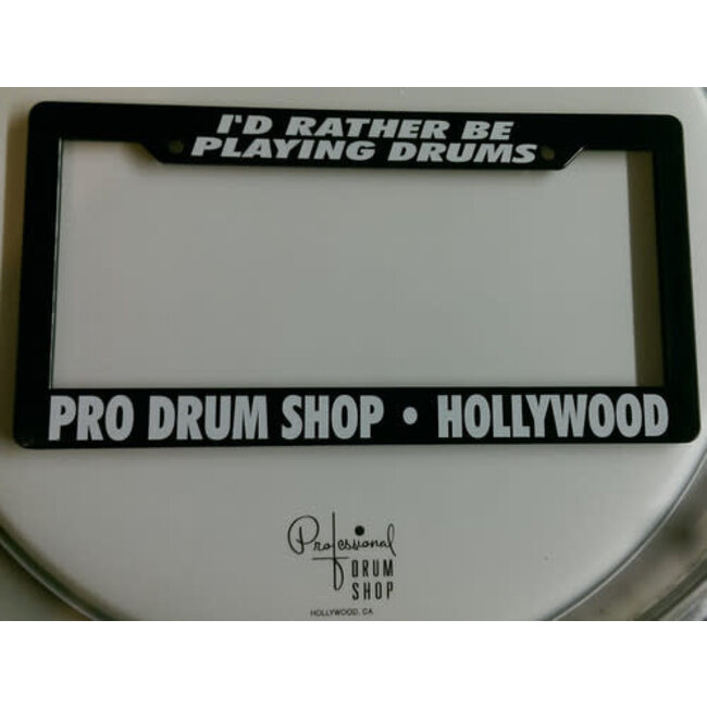Pro Drum License Plate Cover