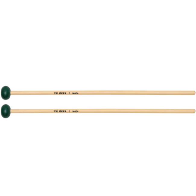 Vic Firth - M404 - Articulate Series Keyboard - Medium Hard Rubber, Oval