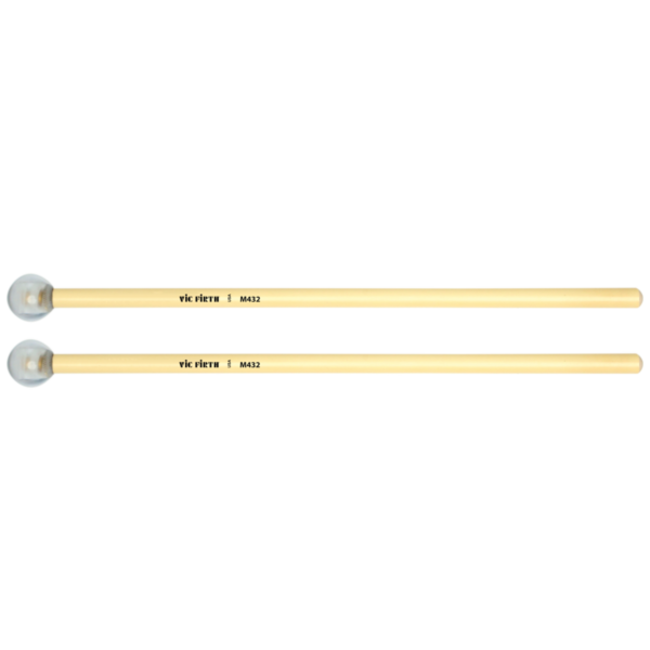 Vic Firth - M432 - Articulate Series Keyboard - 7/8" Lexan w/ brass weight, Round
