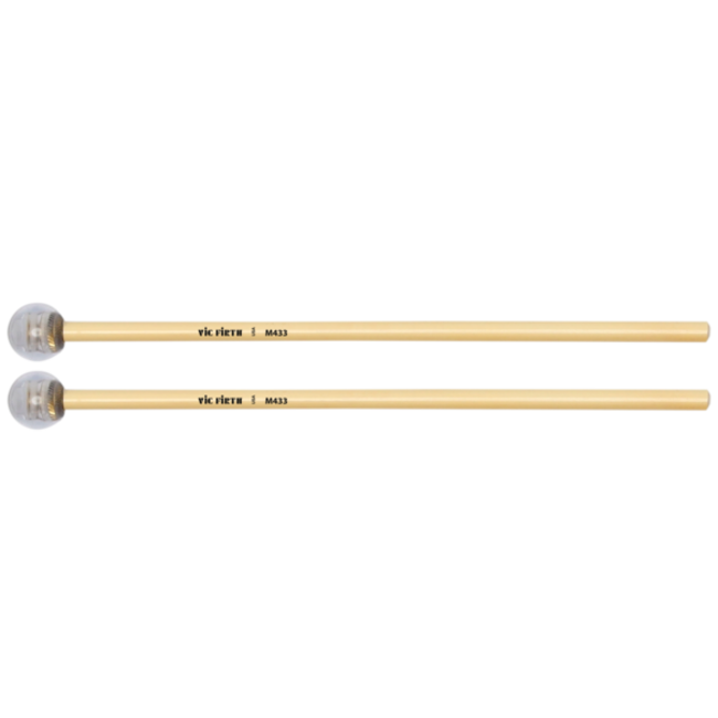 Vic Firth - M433 - Articulate Series Keyboard - 1" Lexan w/ brass weight, Round