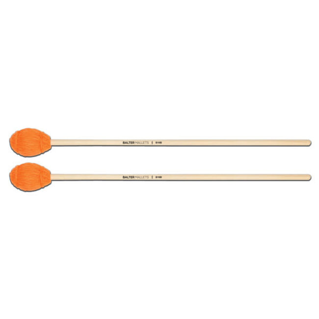 Mike Balter 16B Orange Yarn Birch Extra Soft Marimba Mallets - B16B