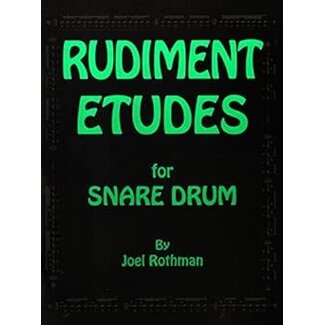 Joel Rothman Rudiment Etudes For Snare Drum - by Joel Rothman - JRP105